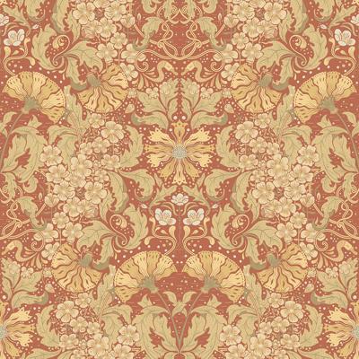 Dutch Wallcoverings Hjärterum - Öjvind - Rood