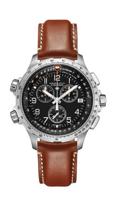 Horlogeband Hamilton H0017791253501 / H600779100 / H690779100 / Khaki Aviation Leder Bruin 22mm - thumbnail