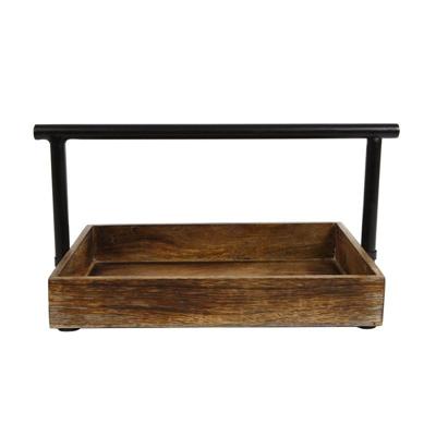 Etagere mango/metalen greep