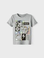 Name it zomer shirt jongens - grijs - pokemon - Nkmmalfo - thumbnail