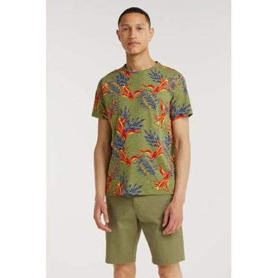 Blend T-shirt van biologisch katoen groen