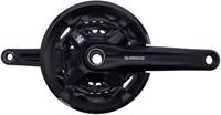 SHIMANO crankstel 3 x 9 speed fc-mt210-3 met 175mm crankarm 40-30-22t zwart - thumbnail