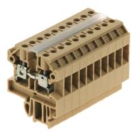 Weidmüller 0322860000 Doorgangsserieklem Schroeven Beige, Geel 10 stuk(s) - thumbnail