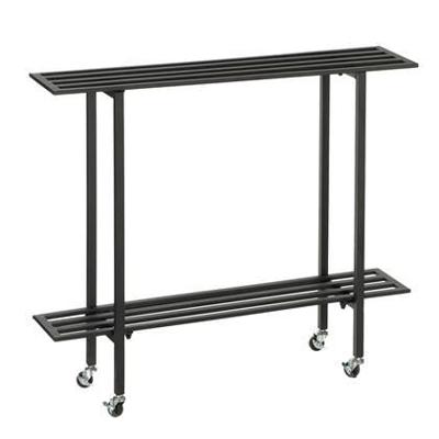 Mica Decorations Greenrax Plantenstandaard - L90 x B22 cm - Zwart