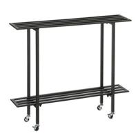 Mica Decorations Greenrax Plantenstandaard - L90 x B22 cm - Zwart - thumbnail