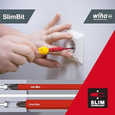 Wiha Schroevendraaier en bitset slimVario - thumbnail