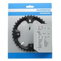 Shimano fc-m361 kettingblad 38t 104mm 7-8 speed zwart - thumbnail