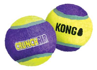 KONG CRUNCHAIR TENNISBALLEN 6,5X6,5X6,5 CM 3 ST