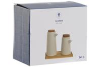 Olie en azijnset Home ESPRIT Wit Bamboe Keramiek 20,6 x 12 x 18 cm - thumbnail