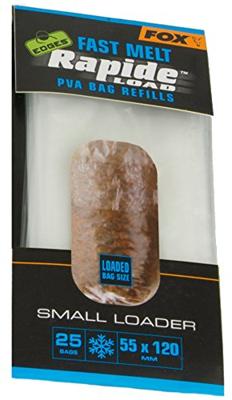 Fox Edges Rapide Refills Fast Melt PVA Bags 55 mmx120 mm x 25 bags