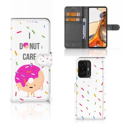 Xiaomi 11T | 11T Pro | Book Cover | Donut Roze | Portemonnee hoesje