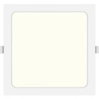 Vierkante LED Downlight 20W Inbouw - Natuurlijk Wit 4000K - Mat Wit - thumbnail