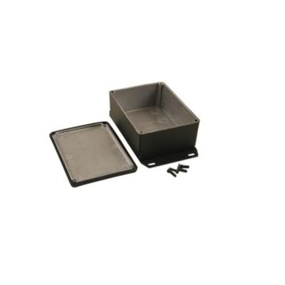 Hammond Electronics 1590WSFBK Universele behuizing 110.5 x 81.5 x 44 Aluminium Zwart 1 stuk(s)