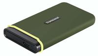Transcend ESD380C 500 GB Externe SSD harde schijf USB-C 3.2 Gen 2 Legergroen TS500GESD380C - thumbnail