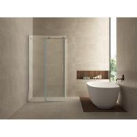 Wiesbaden Pared cabine met 1 schuifdeur 1200 x 900 x 2000 x 8 mm nano helder glas/chroom 20.3851 - thumbnail