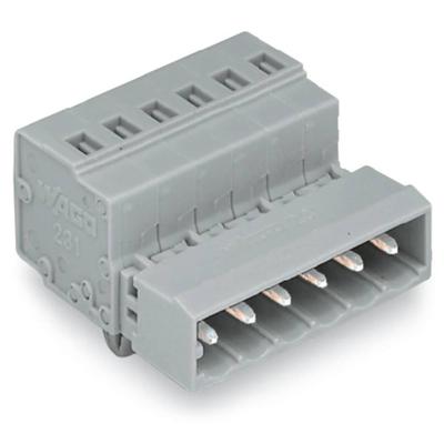 WAGO 231-609/018-000 Male header (standaard) 300 Totaal aantal polen: 9 Rastermaat: 5 mm Inhoud: 50 stuk(s)