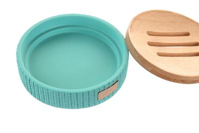 Zeepschaal DKD Home Decor 11 x 11 x 2,5 cm Cement Groen Zeepschaal DKD Home Decor 11 x 11 x 2,5 cm Cement Groen