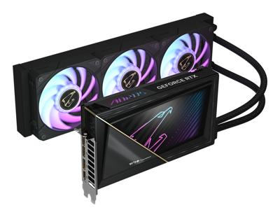 Gigabyte Nvidia GeForce RTX 5090 Videokaart AORUS XTREME 32 GB GDDR7-RAM HDMI, DisplayPort RGB-verlichting , Waterkoeling Gigabyte Nvidia GeForce RTX 5090 Videokaart AORUS XTREME 32 GB GDDR7-RAM HDMI, DisplayPort RGB-verlichting , Waterkoeling