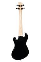 Kala Solid Body 4-String Fretted U-Bass Jet Black elektrische basgitaar met gigbag - thumbnail