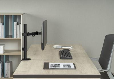 Equip 650156 monitorarm Zwart