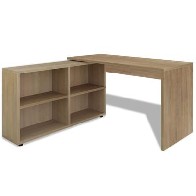 Eettafel 140x80x75 cm eikenkleurig