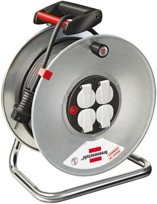Brennenstuhl Garant S 4 E kabelhaspel 25m | H05VV-F 3G1,5 - 1195056 - thumbnail