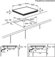 AEG HK624000FB 3000 Serie Keramische Inbouw Kookplaat - 60 cm - thumbnail