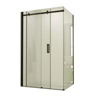 Douchecabine BWS Supreme 110x80 cm Nano Coating Mat Zwart Profiel - thumbnail