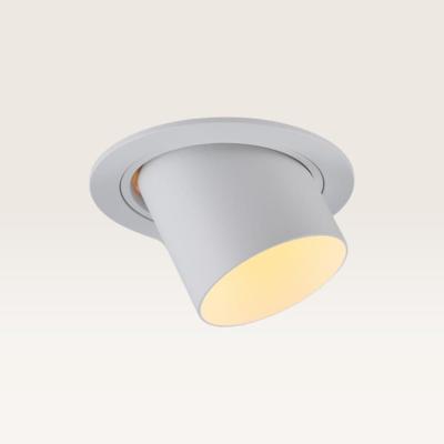 Inbouwspot Gavira bianco l - Diameter 92mm - GU10-fitting - IP20 voor binnen - Wit - Met doorlusbedrading