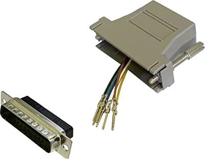 BKL Electronic 10121133 Adapter D-SUB-stekker 25 pol. - RJ45-bus 1 st. Single