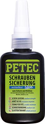 PETEC schroefbeveiliging "power" screw retention 50g medium strength blu