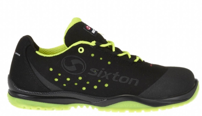 Sixton Peak 91328-01 Cuban LG S1P ESD Zwart/Geel - Maat 36 - 91328-01-36 Sixton Peak 91328-01 Cuban LG S1P ESD Zwart/Geel - Maat 36 - 91328-01-36