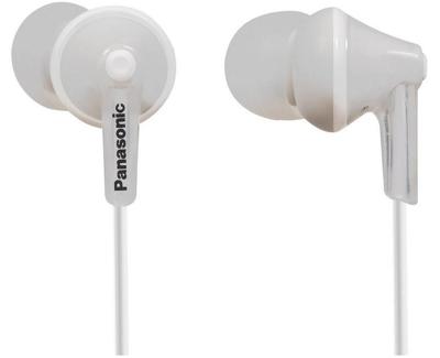 Panasonic RP-HJE125E-W n-oor hoofdtelefoon (drie paar paspoortstukken, 10-24.000 Hz, 1,1 m kabel) wit