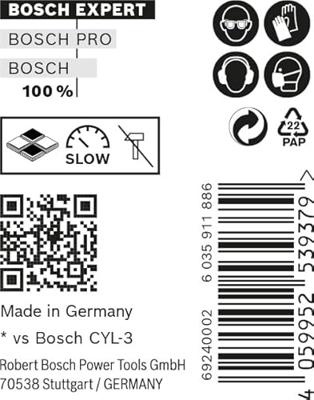 Bosch Accessories EXPERT CYL-9 MultiConstruction 2608900644 Multifunctionele boor 8-delig 10 mm Gezamenlijke lengte 120 mm Cilinderschacht 8 stuk(s) - thumbnail