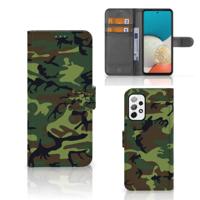 Samsung Galaxy A73 5G | Telefoon Hoesje | Army Dark - thumbnail