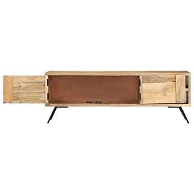 Tv-meubel 110x30x40 cm massief mangohout Tv-meubel 110x30x40 cm massief mangohout