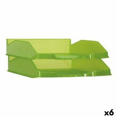 Archieflade Archivo 2000 Groen A4 Plastic (6 Stuks)