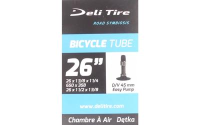 Deli tire binnenband dv12 26 inch 26x1 3/8 32/37-584/590 45 mm