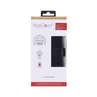 RadiCover - Radiationprotected Mobilewallet Leather iPhone 11 2in1 Magnetskal (3-led RFI ) - Black - thumbnail