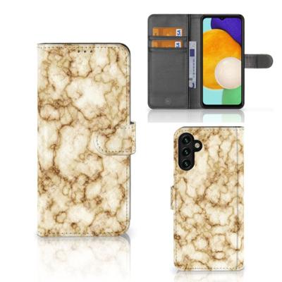 Samsung Galaxy A04s | Samsung Galaxy A13 5G | Bookcase | Marmer Goud Samsung Galaxy A04s | Samsung Galaxy A13 5G | Bookcase | Marmer Goud