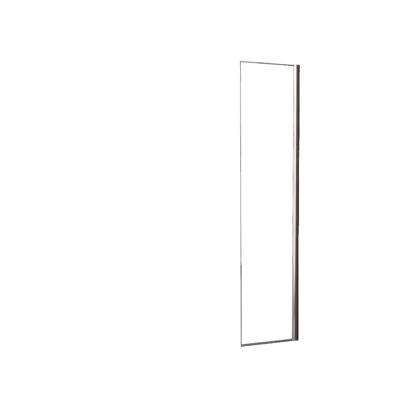 Wiesbaden zijwand+scharnierprof.links 350x2000 10 mm NANO geheel matglas
