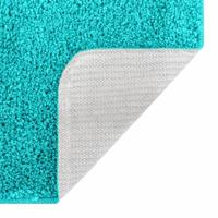 VidaXL Antislip badmat set 3 pcs turquoise pp - thumbnail