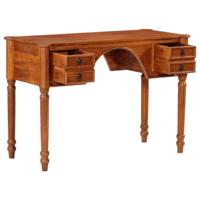Bureau met lades 110x50x76 cm massief acaciahout - thumbnail