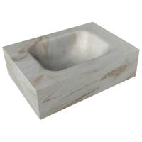 Fontein Vrijhangend Mondiaz EDEN Solid Surface 40 x 12 x 23 cm Frappe - thumbnail