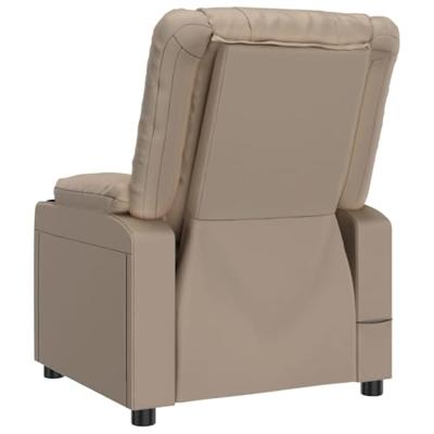 Massagestoel kunstleer cappuccinokleurig