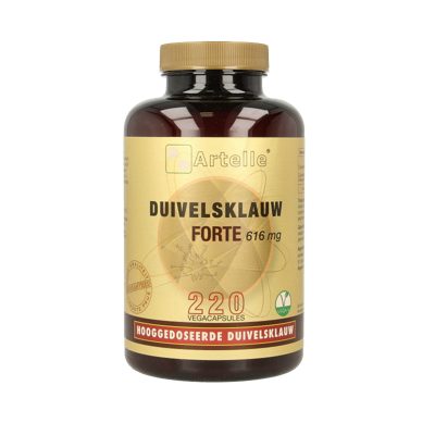 Artelle Duivelsklauw forte 616mg 220 Vegetarische capsules Artelle Duivelsklauw forte 616mg 220 Vegetarische capsules