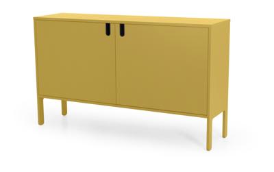 Tenzo dressoir Uno 2-deurs - mosterd - 89x148x40 cm