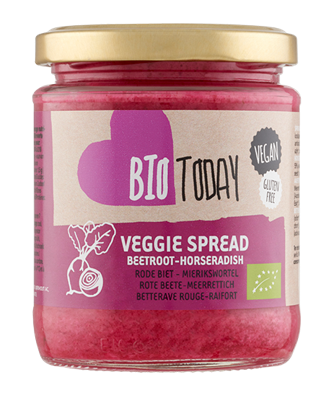 BioToday Rode Biet-Mierikswortel Veggie Spread BioToday Rode Biet-Mierikswortel Veggie Spread