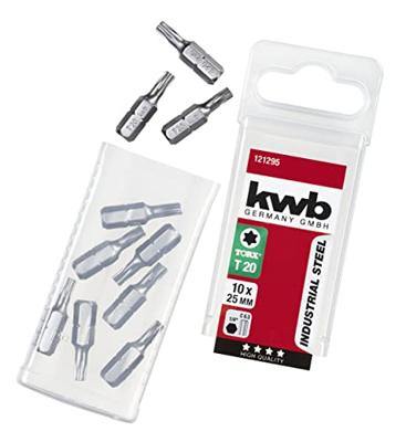 kwb 121295 TX-bit Aandrijving: 1/4 (6,3 mm) Uitvoering: TX TX 20 25 mm kwb 121295 TX-bit Aandrijving: 1/4 (6,3 mm) Uitvoering: TX TX 20 25 mm