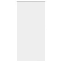 VidaXL Rolgordijn verduisterend 110x230 cm stofbreedte 105,7 cm wit - thumbnail